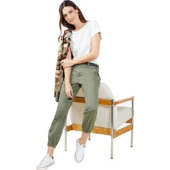 🌼 NWOT Outerknown cropped zip ankle pants - Picture 1 of 10